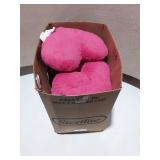 Set of 8 Heart-Shaped Pillows