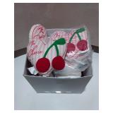 "12 Ma Cherie" Decorative Cherry Pillows Lot