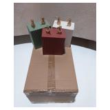 Set of 12 Textured Pump Bottles