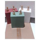 Set of 12 Decorative Pump Bottles