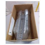 22 Clear Plastic Drain Basket Lot