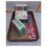 New Toy Cash Register, Toaster, and Candy