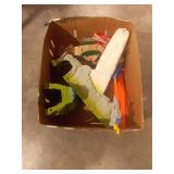 Mixed Toy Lot: Tracks, Bridge, and Accessories