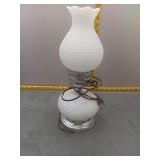 Vintage Milk Glass Hobnail Table Lamp