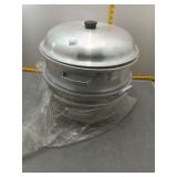 Stainless steel steamer & strainer
