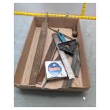 files, square, 25ft benchtop measuring tape
