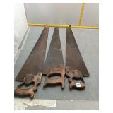 3 handsaws