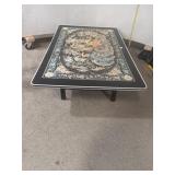 Decorative Peacock Coffee Table