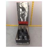 Teletone, extreme black jazz, tap shoes youth size