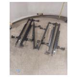 Set of Metal Bed Frame Rails