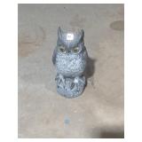 Gray Owl Garden Statue
