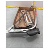 2 hack saws & pruning saw