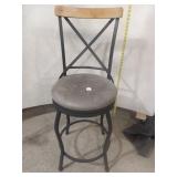 Swivel Bar Stool with X-Back
