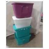 Assorted Storage Bins