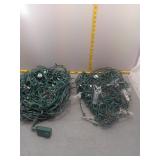 lot of multicolor mini Christmas lights with clif
