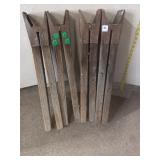 Lot of two Vintage Sawhorses