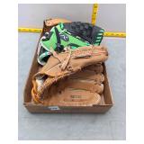 3 count baseball/tball mitts