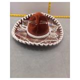 Decorative velvet sombrero at