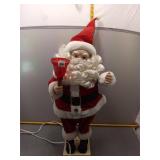 Animated Teico Santa Claus Figurine