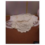 Vintage doll  Dress  Several doilies