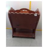Wooden Magazine Rack