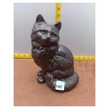 Cast Iron Cat Statue