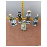 Vintage Porcelain Figurines Set