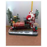 Santa choo choo  holiday scene