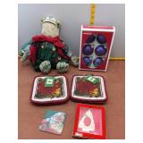 Festive Holiday Collection - Ornaments, Frog, Coas