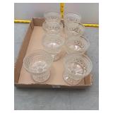 Crystal Ice-Cream Dishes