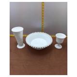 Vintage White Milk Glass Collection
