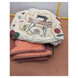 -Style Sewing & Quilting Lot - Woven Tote &