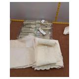 Elegant Table Linen Lot - Silvestri Napkins & Lace