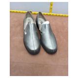 Ros Hommerson Pewter Metallic Slip-On Loafers - Wo