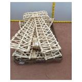 Set of 3 Handcrafted Woven Rattan Decorative Bows