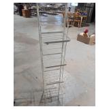 Style 4-Tier White Metal Baker