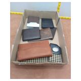 Collection of 7 Premium Leather & Designer Wallets