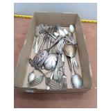 Mixed Silver-Plated Flatware Collection