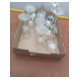 Assorted Decorative Wine Glass Collection - Set of