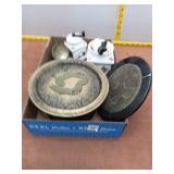 Vintage Eclectic Home Decor & Kitchen Lot - Brass,