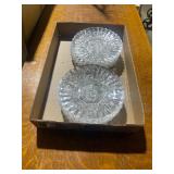 Set of 12  Starburst & Fruit Pressed Glass