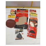 Box Lot - Assorted Sandpaper & Sanding Discs