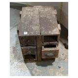 Antique Wooden Multi-Drawer Cabinet