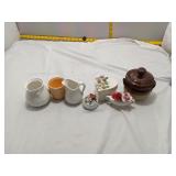 Ceramic/Pottery Lot - Pitchers, Crocks & More