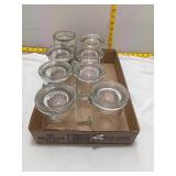 A&W Glass Beer Mugs - Set of 8