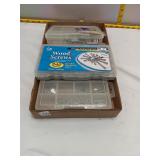 Box Lot - Wood Screws & Hardware Assortments