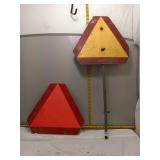 Slow Moving Vehicle Triangle Signs (2)
