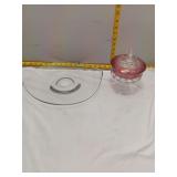Box Lot - Glass Serving Pieces