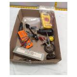 Misc Tools Lot - Multimeter, Drill Bits & More