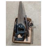Hand Saw w/ Miter Box & Combination Squares